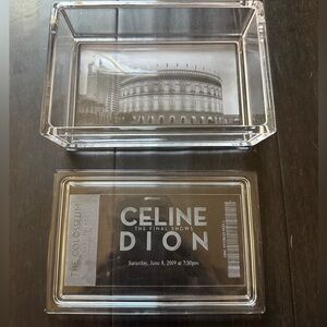 Tiffany and co crystal box Celine Dion final show at the colosseum Caesars palac